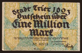 Trier/ Stadt, 1.000.000 Mark, 1923