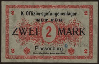 Plassenburg, 2 Mark, 191?