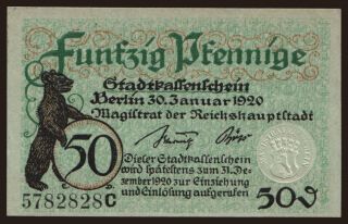 Berlin, 50 Pfennig, 1920