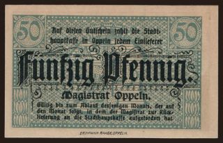Oppeln, 50 Pfennig, 1920