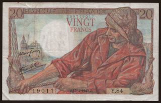 20 francs, 1943