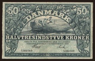 50 kroner, 1919