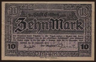 Cottbus/ Stadt, 10 Mark, 1918