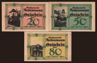 Rottenmann, 20, 50, 80 Heller, 1920