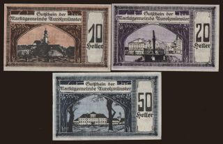 Aurolzmünster, 10, 20, 50 Heller, 1920