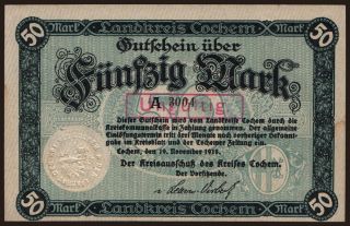 Cochem/ Landkreis, 50 Mark, 1918