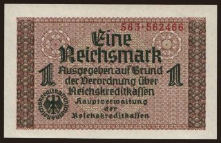 Reichskreditkassenschein, 1 Reichsmark, 1939