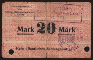 Neisse, 20 Mark, 191?