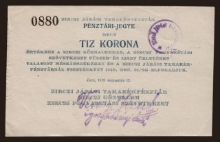 Zircz, 10 korona, 1919