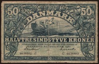 50 kroner, 1942