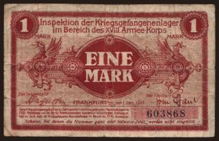 Frankfurt a M., 1 Mark, 1917