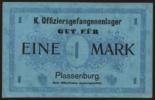 Plassenburg, 1 Mark, 191?