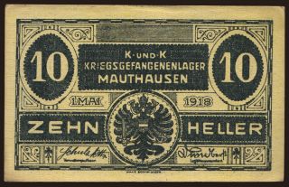 Mauthausen, 10 Heller, 1918