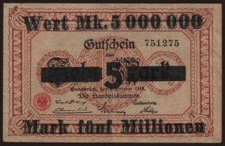 Osnabrück/ Handelskammer, 5.000.000 Mark, 1923