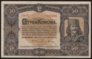 50 korona, 1920