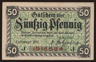 Eschwege, 50 Pfennig, 1919