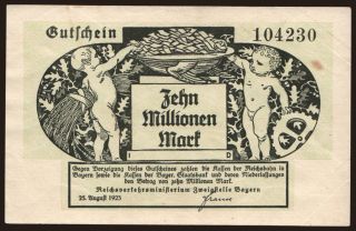 München, 10.000.000 Mark, 1923
