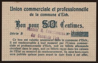 Eich, 50 centimes, 1917