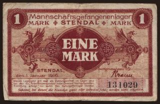 Stendal, 1 Mark, 1916
