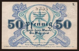 Halle, 50 Pfennig, 1917