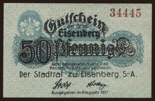 Eisenberg, 50 Pfennig, 1917