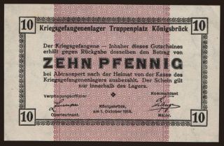 Königsbrück, 10 Pfennig, 1915