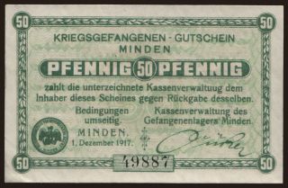Minden, 50 Pfennig, 1917