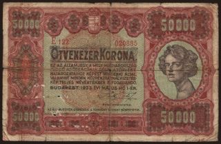 50.000 korona, 1923