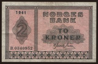 2 kroner, 1941