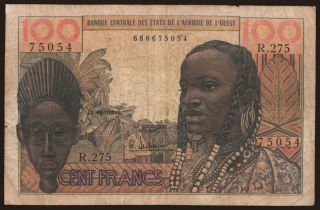 100 francs, 1959