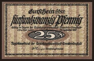 Dresden-Neustadt, 25 Pfennig, 1921