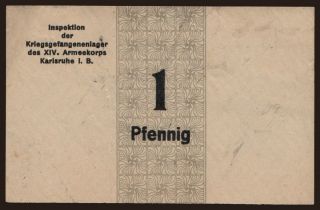 Karlsruhe, 1 Pfennig, 191?
