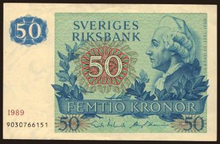 50 kronor, 1989