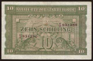 10 Schilling, 1944