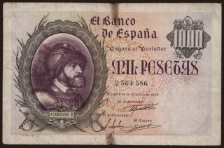 1000 pesetas, 1940