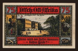 Neustadt/ Deutsche-Ost-Afrika, 75 Pfennig, 1922