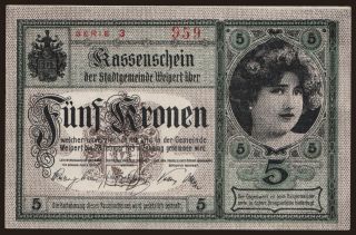 Weipert, 5 Kronen, 1918