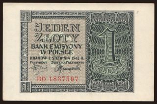 1 zloty, 1941