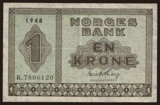 1 krone, 1948