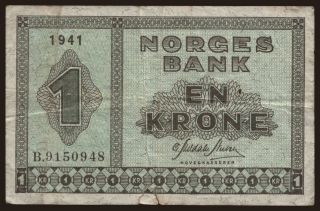1 krone, 1941