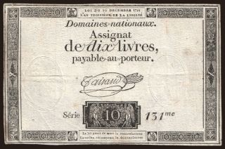 10 livres, 1791