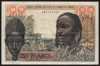 Burkina Faso, 100 francs, 1961