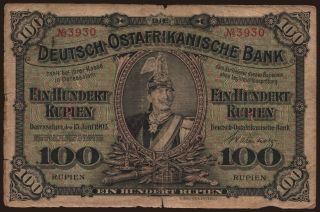 100 Rupien, 1905
