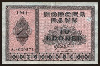 2 kroner, 1941