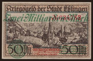 Esslingen/ Stadt, 2.000.000.000 Mark, 1923
