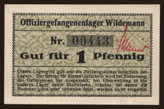 Wildemann, 1 Pfennig, 191?