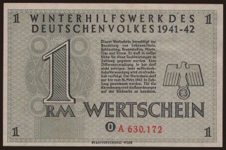 Winterhilfswerk, 1 Reichsmark, 1941