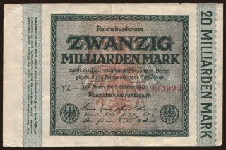 20.000.000.000 Mark, 1923