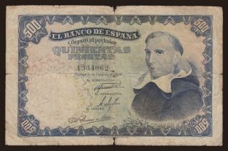 500 pesetas, 1946