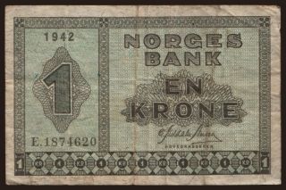 1 krone, 1942